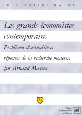Couverture du produit · Les Grands Économistes contemporains