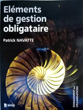 Couverture du produit · Eléments de gestion obligataire