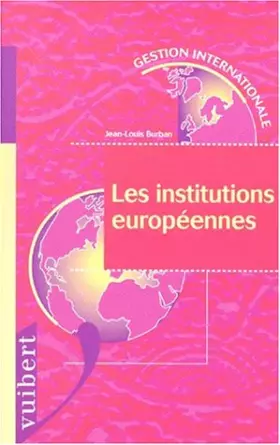 Couverture du produit · Les institutions européennes