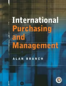 Couverture du produit · International Purchasing and Management