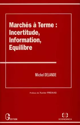 Couverture du produit · Marchés à terme