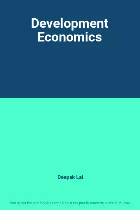 Couverture du produit · Development Economics