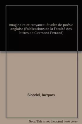 Couverture du produit · Imaginaire et croyance