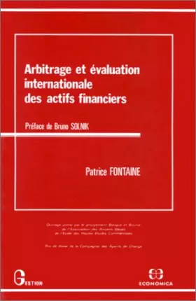 Couverture du produit · Arbitrage et évaluation internationale des actifs financiers