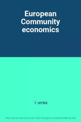 Couverture du produit · European Community economics