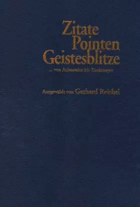 Couverture du produit · Zitate, Pointen, Geistesblitze
