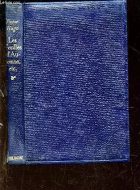 Couverture du produit · LES FEUILLES D'AUTOMNE - LES CHANTS DU CREPUSCULES