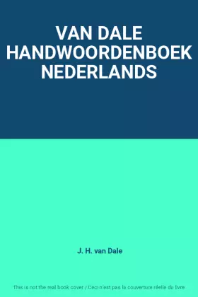 Couverture du produit · VAN DALE HANDWOORDENBOEK NEDERLANDS