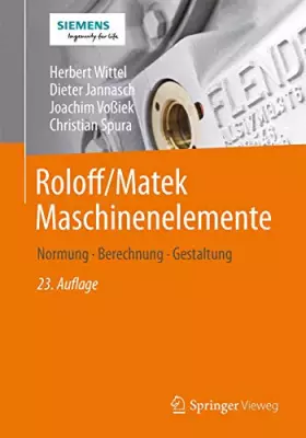 Couverture du produit · Roloff/Matek Maschinenelemente: Normung, Berechnung, Gestaltung 2 Bde.