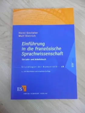 Couverture du produit · Einführung in die französische Sprachwissenschaft: Ein Lehr- und Arbeitsbuch