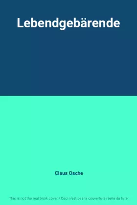 Couverture du produit · Lebendgebärende