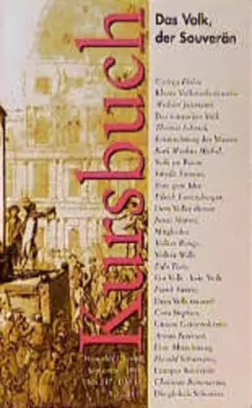 Couverture du produit · Kursbuch 117: Das Volk, der Souverän