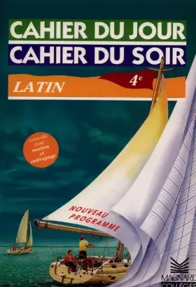 Couverture du produit · Cahier du jour, cahier du soir : Latin, 4e