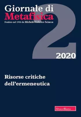 Couverture du produit · Risorse Critiche dell'Ermeneutica: Vol. 2