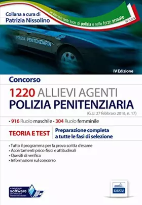 Couverture du produit · Concorso 1220 Allievi Agenti Polizia Penitenziaria