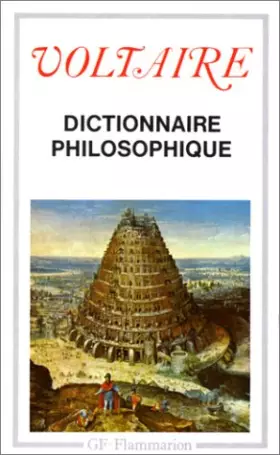 Couverture du produit · Dictionnaire philosophique