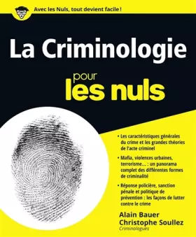 Couverture du produit · La Criminologie pour les Nuls