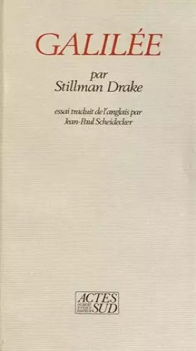 Couverture du produit · Galilée