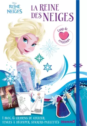 Couverture du produit · Disney La Reine des Neiges - Coup de coeur créations - Kit mode avec coloriage et stickers - Dès 5 ans