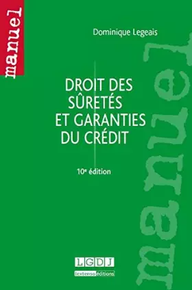 Couverture du produit · Droit des sûretés et garanties du crédit