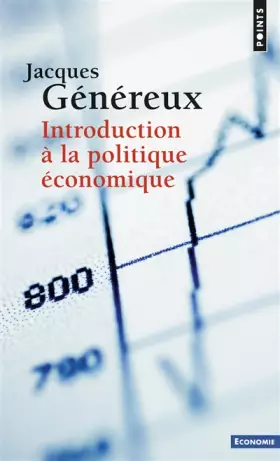 Couverture du produit · Introduction à la politique économique