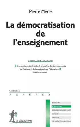 Couverture du produit · La démocratisation de l'enseignement
