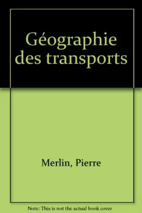 Couverture du produit · Géographie des transports