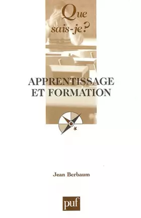 Couverture du produit · Apprentissage et formation