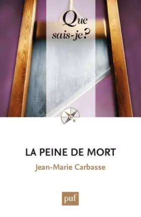 Couverture du produit · La peine de mort