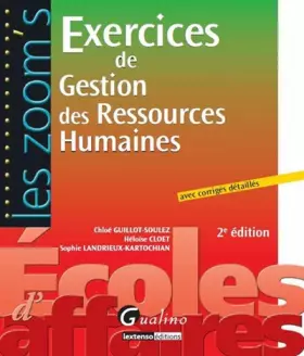 Couverture du produit · Zoom's Exercices de gestion des ressources humaines