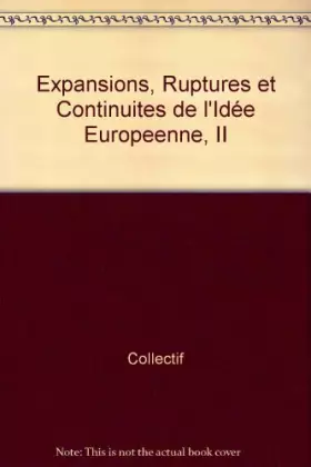 Couverture du produit · Expansions, ruptures, volume 2