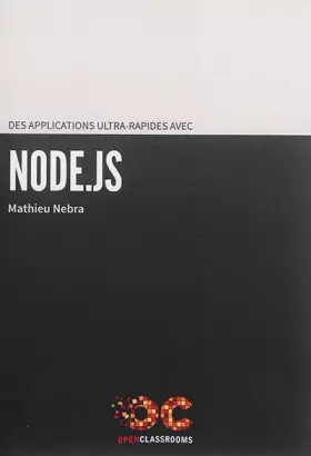 Couverture du produit · Des applications ultra-rapides avec Node.js