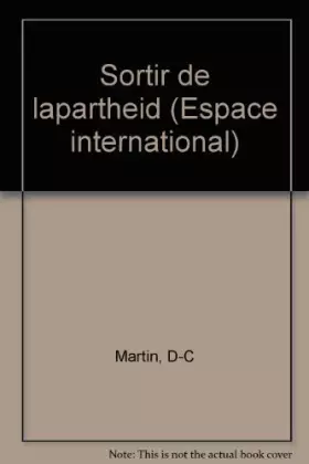 Couverture du produit · Sortir de l'apartheid