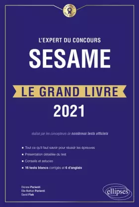 Couverture du produit · L'Expert du concours SESAME - Le Grand Livre