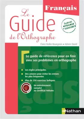 Couverture du produit · Le Guide de l'orthographe