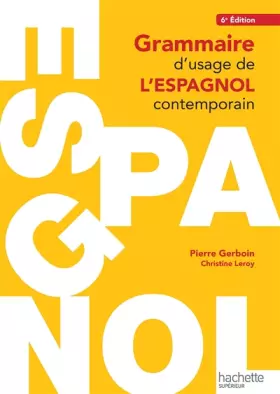 Couverture du produit · Grammaire d'usage de l'espagnol contemporain
