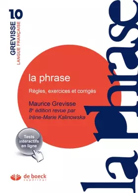Couverture du produit · La phrase