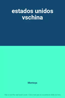 Couverture du produit · estados unidos vschina