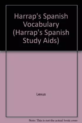 Couverture du produit · Harrap's Spanish Vocabulary (Mini Study Aids)