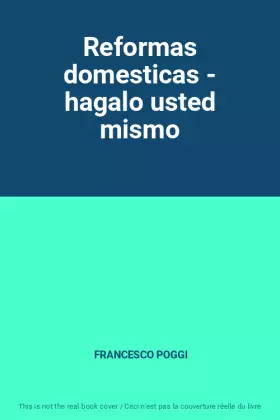 Couverture du produit · Reformas domesticas - hagalo usted mismo