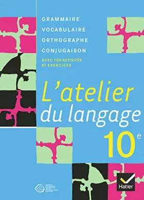 Couverture du produit · ATELIER DU LANGAGE 10E SUISSE