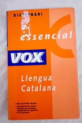 Couverture du produit · Diccionari essencial de la llenguacatalana, vox