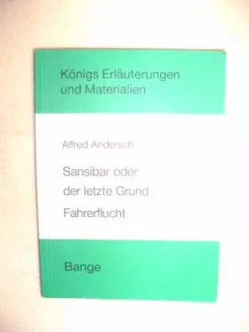 Couverture du produit · Sansibar oder der letzte Grund /Fahrerflucht