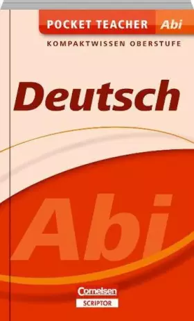 Couverture du produit · Pocket Teacher Abi Deutsch: Kompaktwissen Oberstufe