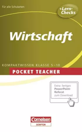 Couverture du produit · Pocket Teacher - Sekundarstufe I: Wirtschaft