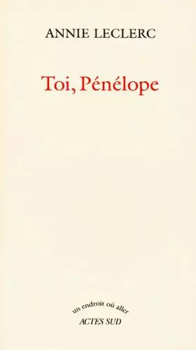Couverture du produit · Toi, Pénélope