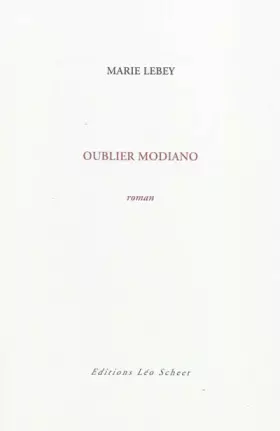 Couverture du produit · Oublier Modiano