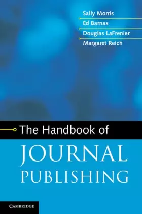 Couverture du produit · The Handbook of Journal Publishing