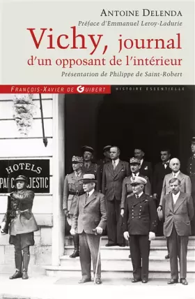 Couverture du produit · Vichy, journal d'un opposant de l'intérieur