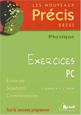 Couverture du produit · Physique PC : Exercices